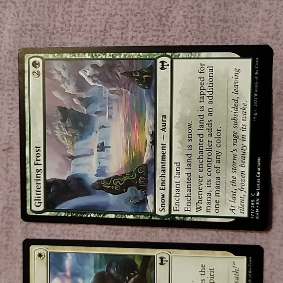 Set of 2 Magic The Gathering (MTG) Enchantment Misc. Trading Cards - Picture 3 of 4
